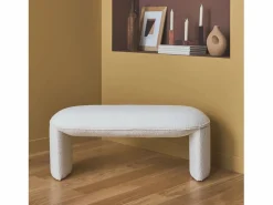 Sweeek Banco pie de cama estilo borreguito