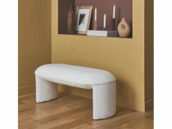 Sweeek Banco pie de cama estilo borreguito