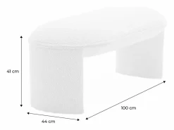 Sweeek Banco pie de cama estilo borreguito