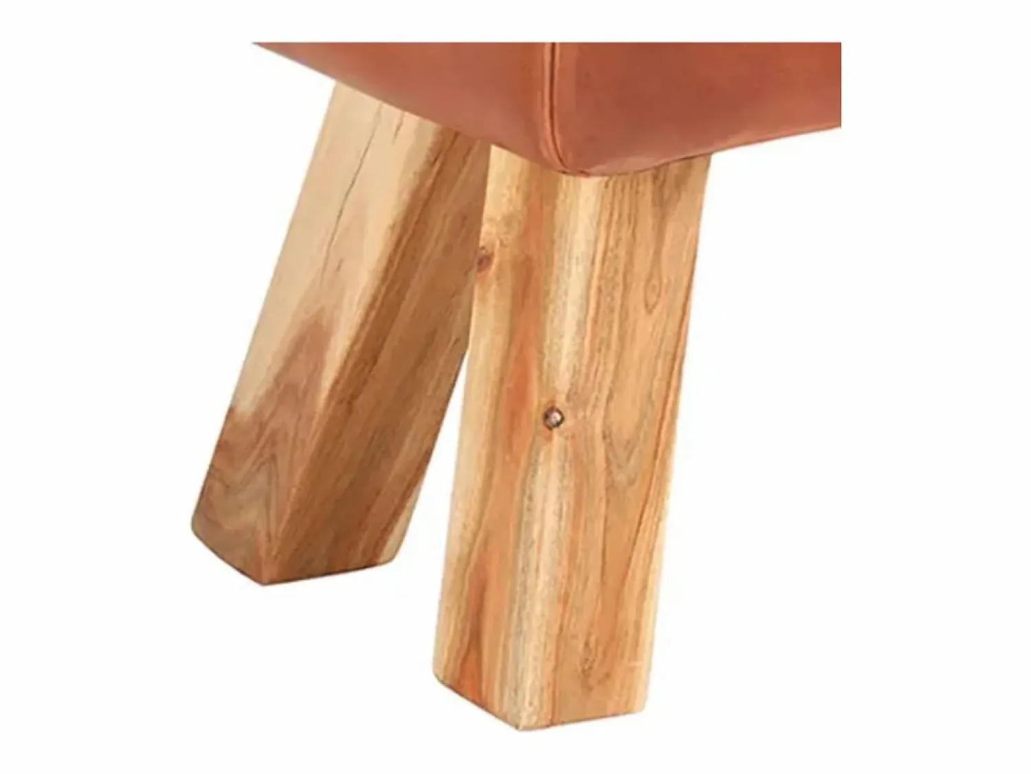 Discount Banco Turnbock vintage con asas de cuero de cabra auténtico ES810317 Banco Y Pie De Cama|Banco Y Pie De Cama