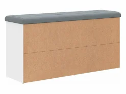 vidaxl Banco zapatero 102x32x50 cm madera de ingeniería