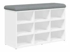 Online Banco zapatero 82x32x50 cm madera de ingeniería Zapatero|Mueble De Almacenaje