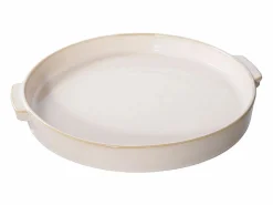 Online Bandeja de cerámica blanca Ø 37 cm Jarrón