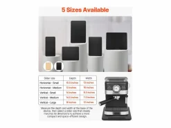 Bandeja Deslizante SucceBuy para Aparatos de Cocina, 40,6 x 30,5 cm, Tabla Móvil, para Cafetera, Pequeños Electrodomésticos de Cocina,