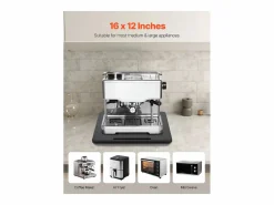 Bandeja Deslizante SucceBuy para Aparatos de Cocina, 40,6 x 30,5 cm, Tabla Móvil, para Cafetera, Pequeños Electrodomésticos de Cocina,
