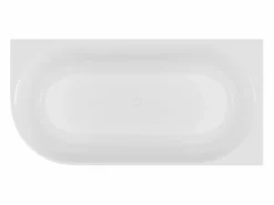 Sale Shower & Design Baño de esquina estriado - 200L - mate - Acrílico - Ángulo recto - 150cm - BARBORI Blanco