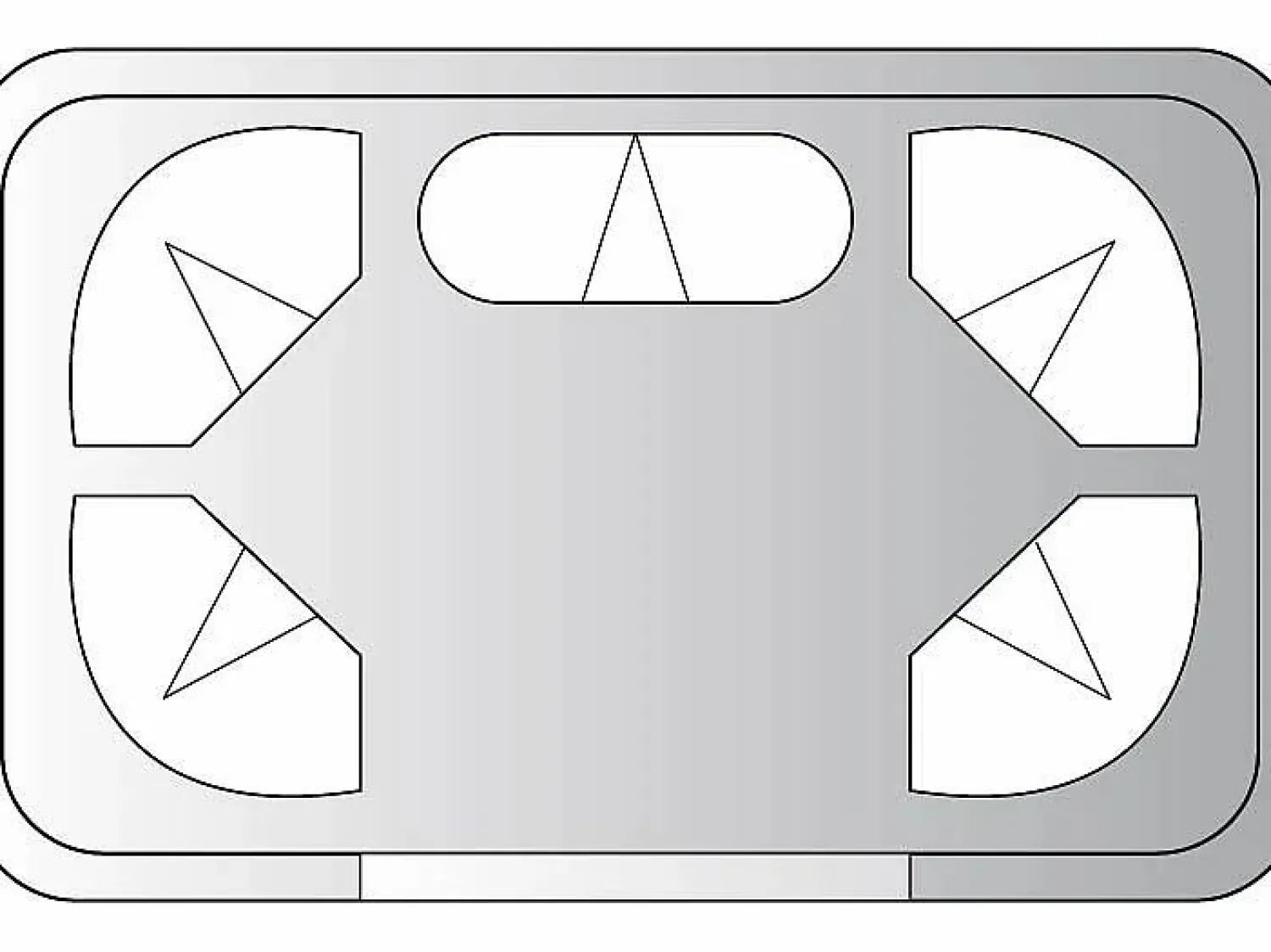 Hot Vente-unique Baño de vapor con panel de control exterior 6 plazas VENUS Blanco