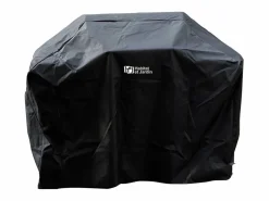 Sale Habitat et jardin Barbacoa a gas "Bingo 4" - 4 quemadores (1 lateral) - 14kW + Funda de protección- Plateado Negro