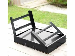 Sale Innovagoods Barbacoa de carbón BearBQ plegable y portátil 20x41x28 cm Negro