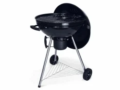Best Sweeek Barbacoa de carbón con chimenea de encendido Negro