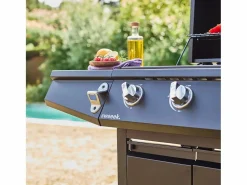 Best Barbacoa de gas con 3 quemadores y 1 quemador lateral Barbacoa