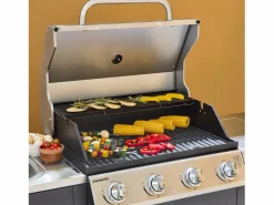 Outlet Barbacoa de gas de 5 quemadores con 1 quemador lateral Barbacoa