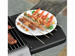 New Outsunny Barbacoa de gas 2 quemadores 5,6kW con ruedas 99x104x49 cm Negro
