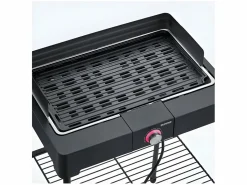 Best Severin Barbacoa eléctrica de pie 2200W - Parrilla de aluminio fundido - PG8568 Negro