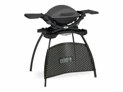 Barbacoa eléctrica Q1400STAND 2200W Oscuro - Diseño Original y Práctico Barbacoa