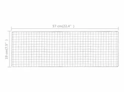 vidaxl Barbacoa portátil para camping 60x22,5x33 cm