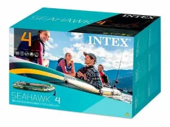 Sale Barca hinchable Seahawk 4 4 usuarios con remos verde 48x145x351 cm Deportes Náuticos