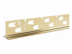New Rea Barra De Caída Del Plato De Ducha 120Cm Right Brush Gold Dorado