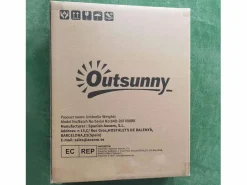 Outsunny Base para sombrillas Tampa 4 piezas rellenables Ø100x8 cm