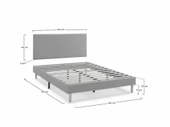 VS Venta-stock Base tapizada + Cabecero Aura 140x190 cm