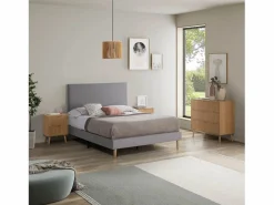 Clearance Base tapizada Aura 140x190 cm Somier Tapizado|Somier - 140X190Cm