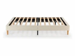 Sale VS Venta-stock Base tapizada Niebla 150x190 cm tela borreguito Beige