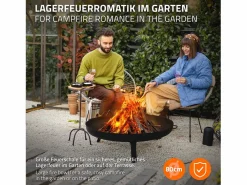 Online Basero brasero acero con 3 patas plegables barbacoa chimenea Ø80x29cm Brasero