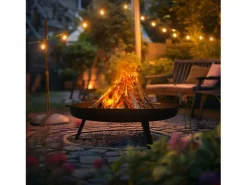 Online Basero brasero acero con 3 patas plegables barbacoa chimenea Ø80x29cm Brasero