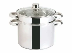 Sale Batería de cocina 4 piezas Gastro Fresh Quid acero inoxidable Ø22 cm Transparente