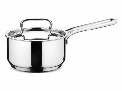 Lagostina Batería de cocina SFIZIOSA-13PIECES de acero inoxidable para todo tipo de cocinas, incluida la inducción