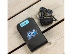 Online STAR PUMP Batería externa - Power Bank 6000mA/h - Potencia 200 W - PB-PMP-STARX - Carga de entrada DC 12.8V (1000mA) Negro
