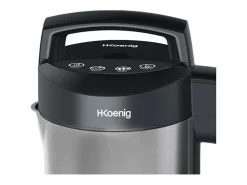 Batidora con calefacción de 850 W - 1,1 L - Acero inoxidable - 2 programas de cocción - Negra