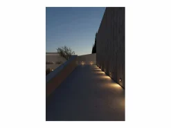 Beneito & Faure - Baliza empotrada LED Mis R Wall de 3 W - Baliza redonda IP65 con interruptor 2700K/3200K/4000K - Color