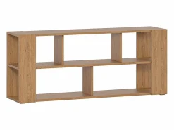 Discount Biblioteca baja roble L168 cm MUSSO Librería