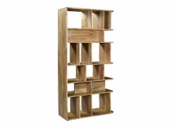 Miliboo Biblioteca separador en madera de mango maciza L88 cm RUPAH