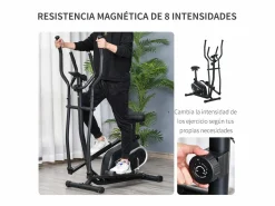 Discount Homcom Bicicleta elíptica 103x62x151 cm Negro