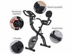 Homcom Bicicleta estática 107x53x107 cm