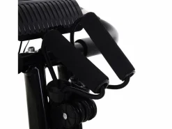 New Bicicleta estática plegable 2 en 1, 8 niveles de resistencia magnética, acero, color negro (105 x 48 x 118 cm) Bicicleta Estática