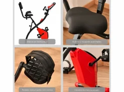 Homcom Bicicleta estática 97x51x115 cm
