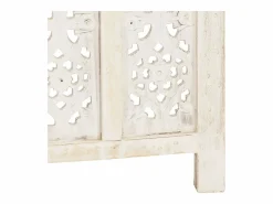 Clearance Biombo 5 paneles tallado a mano madera mango 200x165 cm Biombo
