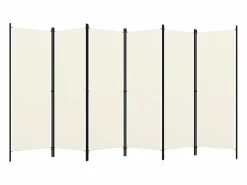 Hot Biombo divisor de 6 paneles 300x180 cm ES612751 Biombo