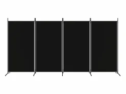 New Biombo divisor de 4 paneles de tela 346x180 cm ES223180 Biombo