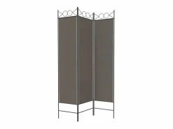 Best Biombo divisor de 3 paneles de tela 120x220 cm ES913076 Biombo