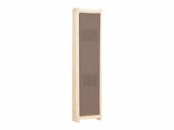 Sale Biombo divisor de 6 paneles de tela marrón 240x170x4 cm ES264747 Biombo