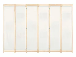 Best Biombo divisor de 6 paneles de tela color 240x170x4 cm ES139522 Biombo
