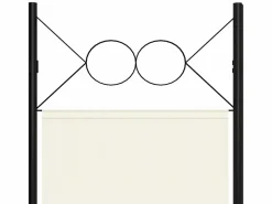 Hot Biombo divisor de 3 paneles 120x180 cm ES855392 Blanco