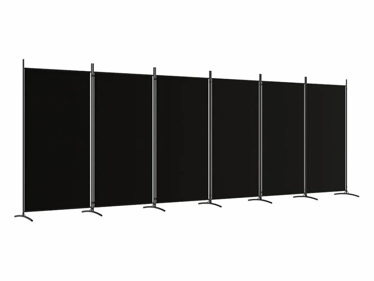 Sale Biombo divisor de 6 paneles de tela 520x180 cm ES965211 Biombo
