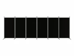 Sale Biombo divisor de 6 paneles de tela 520x180 cm ES965211 Biombo