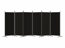 Sale Biombo divisor de 6 paneles de tela 520x180 cm ES965211 Biombo