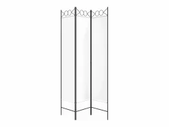 Biombo divisor de 3 paneles de tela 120x200 cm ES567724
